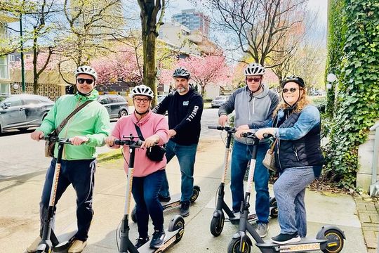 3 Hour E-Scooter Rental from Convenient Location on Seawall