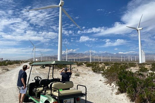 Palm Springs Windmill Guided Tour by Golf Cart