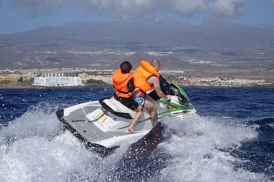 2 people "Turbo Jet Ski" ride in Tenerife with Pick up(1 Jet Ski)