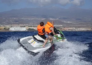 2 people "Turbo Jet Ski" ride in Tenerife with Pick up(1 Jet Ski)
