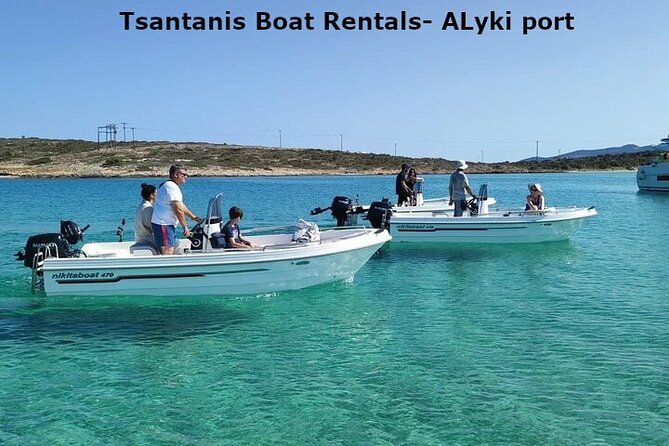 Full Day or Half Day Paros Private Boat Rental
