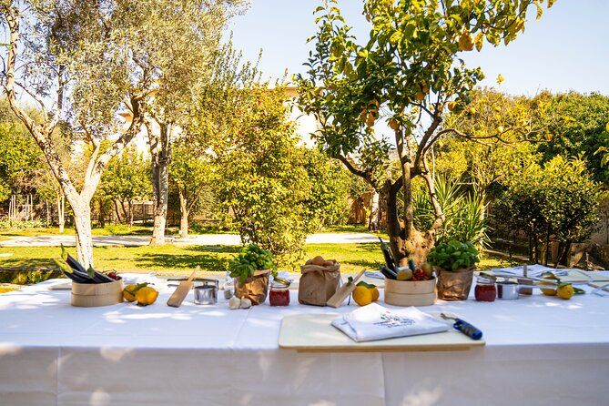 Cooking School and Lunch in the Garden at the Center of Sorrento