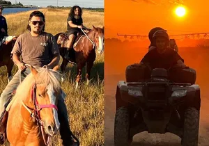 1 hour of ATV + 1 hour horse ride-- free videos and pictures