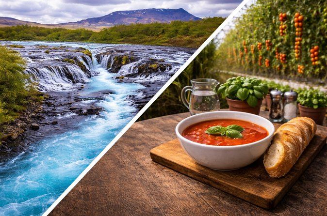 Golden Circle Extended with Bruarfoss & Farm Visit 8 stops
