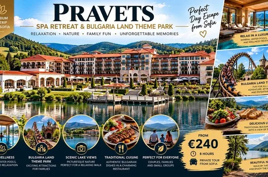 Von Sofia aus: Pravets - SPA-Retreat und Bulgaria Land Themenpark