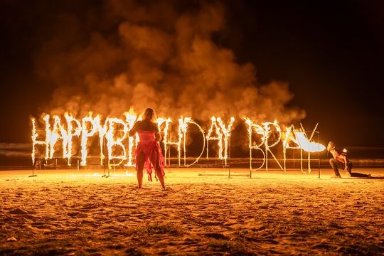 Birthday Fire Show experience in Montego Bay