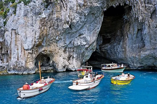 Capri Boat Ride and Anacapri Small Group Tour
