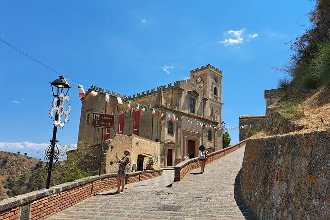 Godfather Set Tour from Taormina Area. Private self-guided Tour