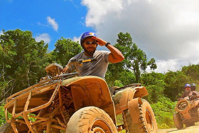 Discover the El Cedral town on ATVs: extreme adventure in Cozumel