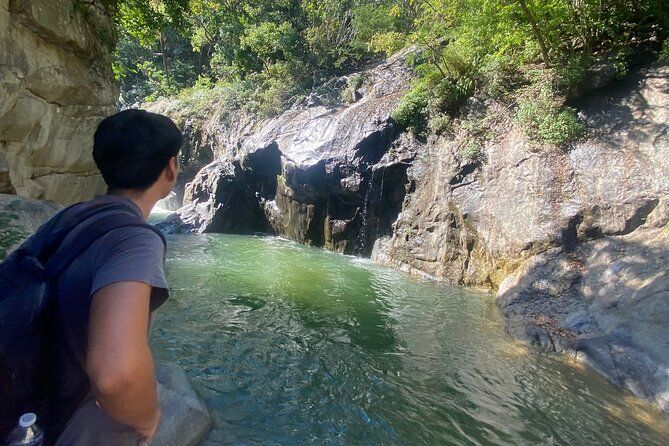 Hiking trail : Waterfall in the Sierra Madre Occidental