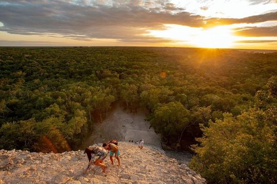 Coba Royal (amazing sunset at the top of the pyramid, Gran Cenote, snack)