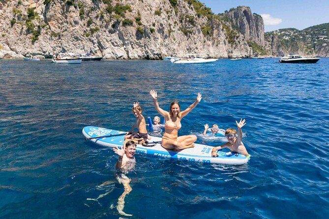 VIP Capri Yacht Experience Private Cruise Swim and Sunbathe