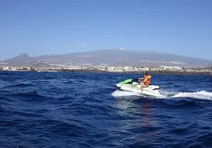 1 Person Turbo Jet Ski ride in Tenerife South with Pick Up