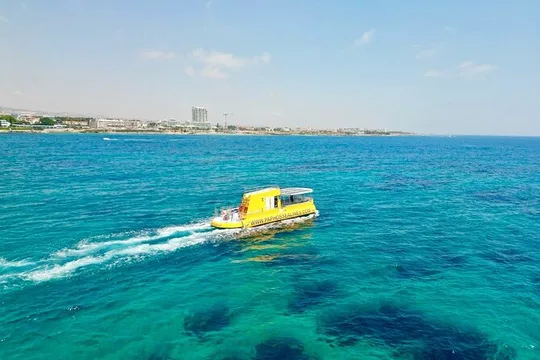 Paphos Yellow Submarine Cruise with Swimming and Drinks