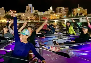 South Miami Beach Night Clear Kayaking Glow Tour