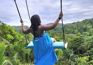 Bali Style High Ropes Swing and Dunn's River Fall Adventure