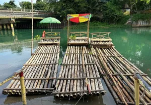 Great River Bamboo Rafting Adventure with Shopping