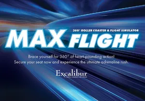 Max Flight Simulator at Excalibur Hotel and Casino
