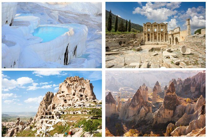 5-Day Pamukkale, Ephesus and Cappadocia Tour with Flights
