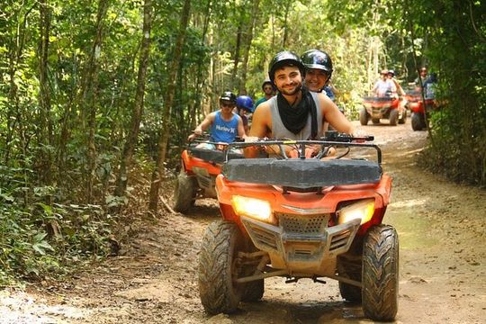 ATV Adventure, Zipline and Cenote Swim Tour from Cancun