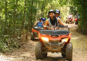 ATV Adventure, Zipline and Cenote Swim Tour from Cancun