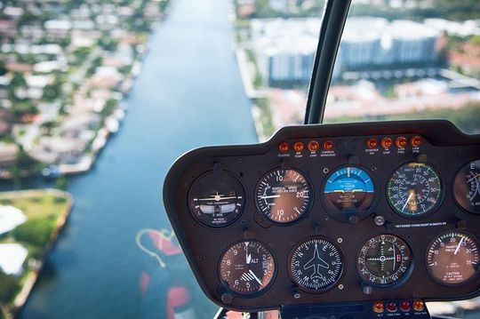 Miami Helicopter Experience with Transportation and champagne