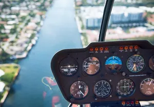 Miami Helicopter Experience with Transportation and champagne