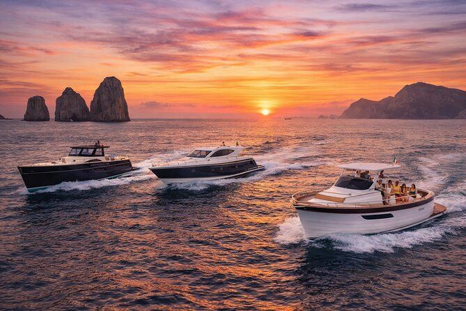 Capri and Sorrento Coast Sunset Cruise on Boat All inclusive