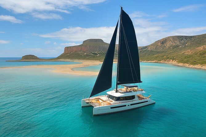 Luxury Balos Cruise: Sunset, Snacks, Drinks & Transfer