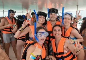 Discover Isla Mujeres on an All inclusive Catamaran tour