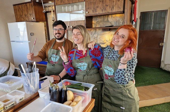 Cooking Class & Dinner at a Roof Garden in Athens