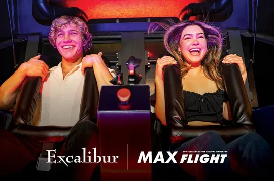 Max Flight Simulator at Excalibur Hotel and Casino