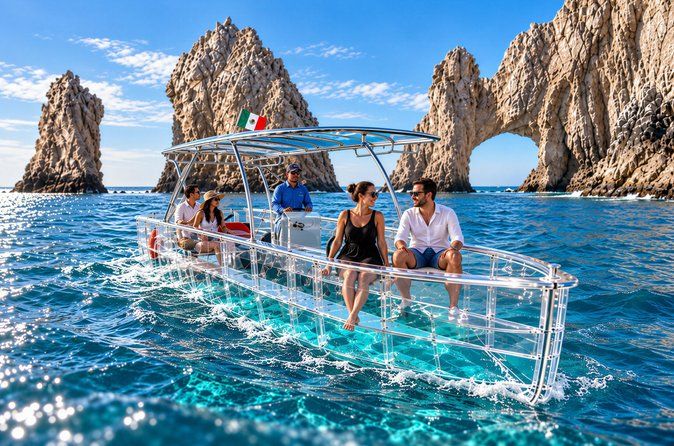 Instagrammable Glass-bottom boat trip in Los Cabos Bay