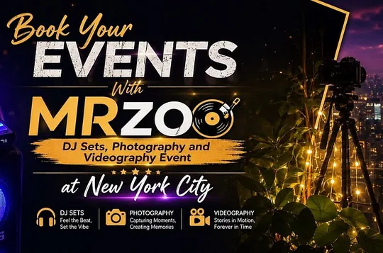 DJ Service in New York City (Included Photography & Music Video)