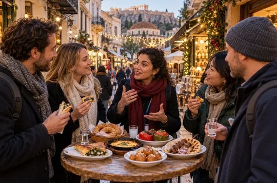 Athens Autumn Food & Walking Tour with Tastings