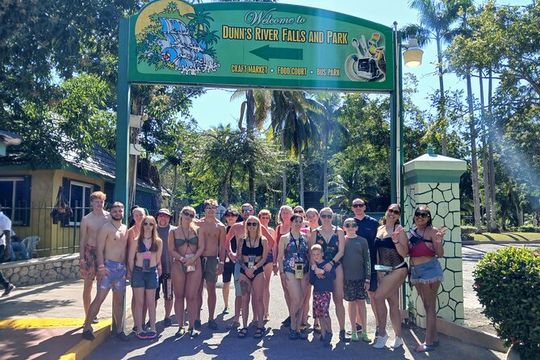 Shopping, Bluehole, Secret Falls and Dunns River from Montego Bay