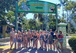 Shopping, Bluehole, Secret Falls and Dunns River from Montego Bay