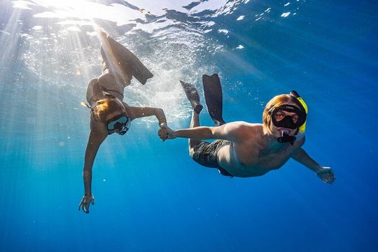 Two Site Snorkeling Adventure featuring the Molokini Crater