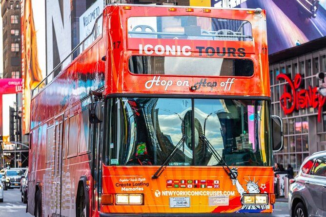 NYC Night Bus Sightseeing Tour with Iconic Night View of NYC
