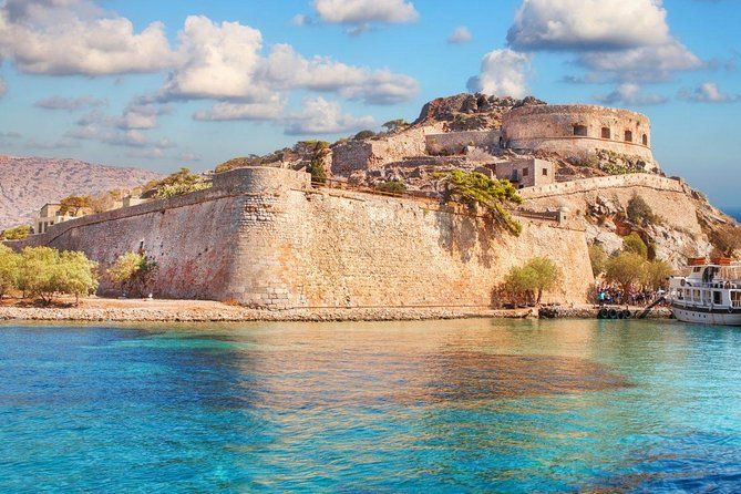 Spinalonga the Fortress of Elounda from Heraklion with BBQ