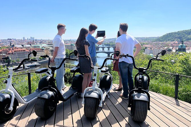 Prague Fat Tire E-Scooter Tour with A Local Guide