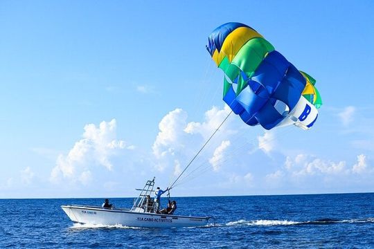 Los Cabos Parasailing Adventure Skybound over Cabo San Lucas Bay