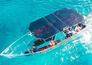 Incredible Transparent Boat Ride in Cancun