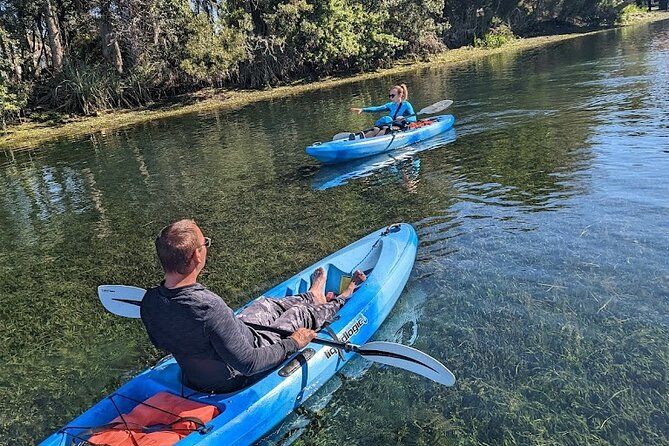 Crystal River Single Kayak Rental | 4 Hour | See The Manatees!