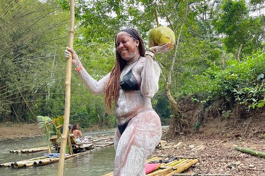 Montego Bay Bamboo Rafting with Limestone Foot Massage