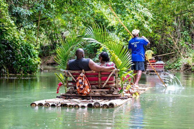 Bamboo rafting and Horseback ridding