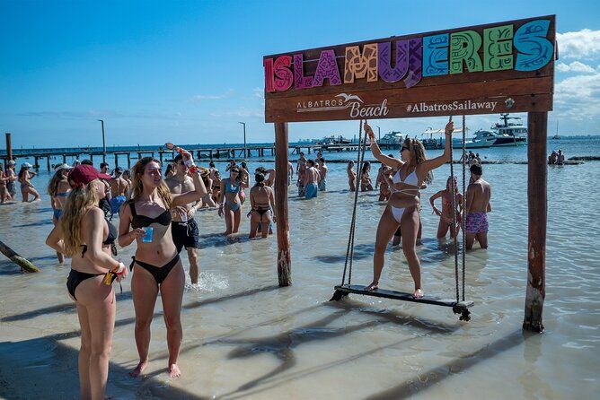 Catamaran Adventure Isla Mujeres with Snorkeling and Beach Club