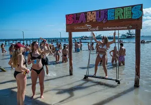 Catamaran Adventure Isla Mujeres with Snorkeling and Beach Club