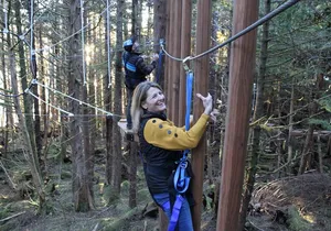 Aerial Adventure Ropes Course in Sitka