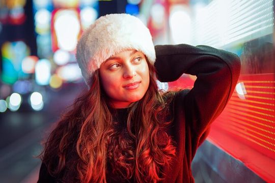 Times Square VIP Photoshoot on the Iconic Red Stairs